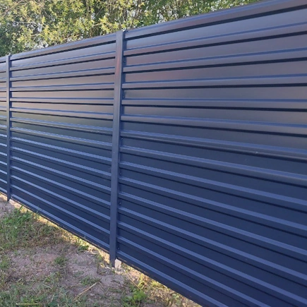 Забор из профнастила