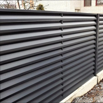 Забор жалюзи
